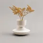 Candlesticks and candle holders - Mini Vase & Candle Holder in white porcelain - Mini 0.1 - CALLIGRAMME