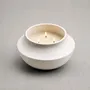 Sculptures, statuettes and miniatures - A candle in its iconic Calligramme porcelain holder - Mini P.1 Bg - CALLIGRAMME