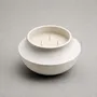 Sculptures, statuettes and miniatures - A candle in its iconic Calligramme porcelain holder - Mini P.1 Bg - CALLIGRAMME