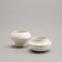 Ceramic - Set of 2 Mini plant pots or candleholders - Mini P.Set - CALLIGRAMME