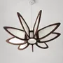 Plafonniers - Lotus — Suspension en bois et soie - OMALIGHT