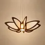 Plafonniers - Lotus — Suspension en bois et soie - OMALIGHT