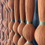 Other wall decoration - Amber Cascade: Extra-Large Handmade Monochrome Macramé Wall Installati - SARMAL DESIGN