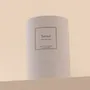 Bougies - Bougie Santal verre blanc 180g - Cire 100% végétale - TANDEM FRAGRANCES