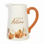 Vases - Pichet à fleurs en céramique « Bonjour l'automne » de 17 cm - SOMETHING DIFFERENT WHOLESALE EUROPE BV