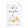 Panels - Farm Fresh Pumpkins Metal Hanging Sign - SOMETHING DIFFERENT WHOLESALE EUROPE BV