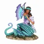 Ornaments - 16cm Dragon Perch Fairy Figurine by Amy Brown - SOMETHING DIFFERENT WHOLESALE EUROPE BV