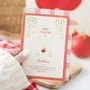 Jewelry - Best Teacher Apple Necklace on Greeting Card - SOMETHING DIFFERENT WHOLESALE EUROPE BV