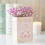 Sets de table - Vase rose en forme de livre - SOMETHING DIFFERENT WHOLESALE EUROPE BV
