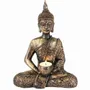 Candlesticks and candle holders - Sitting Thai Buddha Tealight Holder - SOMETHING DIFFERENT WHOLESALE EUROPE BV