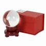 Guirlandes et boules de Noël - Boule de cristal de 8 cm avec support - SOMETHING DIFFERENT WHOLESALE EUROPE BV