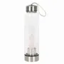 Verres - Bouteille d'eau purificatrice en verre de quartz rose - SOMETHING DIFFERENT WHOLESALE EUROPE BV