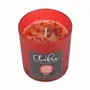 Bougies - Bougie aux éclats de cristal et à la fraise pour chakra racine - SOMETHING DIFFERENT WHOLESALE EUROPE BV