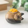 Bougeoirs et photophores  - Porte-bougie chauffe-plat Chat enroulé - SOMETHING DIFFERENT WHOLESALE EUROPE BV