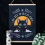 Other wall decoration - In My Witch Era Bat Cat Fabric Wall Hanging - SOMETHING DIFFERENT WHOLESALE EUROPE BV