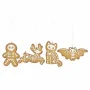 Other wall decoration - Set of 4 Creepy Skeleton Cookie Ornaments - SOMETHING DIFFERENT WHOLESALE EUROPE BV