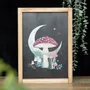 Panels - Forest Mushroom Framed Wall Print - SOMETHING DIFFERENT WHOLESALE EUROPE BV