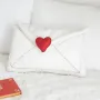 Cushions - Love Letter Boucle Valentine's Day Cushion - SOMETHING DIFFERENT WHOLESALE EUROPE BV