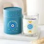 Decorative objects - Under Watchful Eyes White Rose Candle with Crystals - SOMETHING DIFFERENT WHOLESALE EUROPE BV