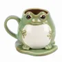 Mugs - Frog Shaped Mug and Lily Pad Saucer - SOMETHING DIFFERENT WHOLESALE EUROPE BV
