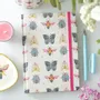 Stationery - Floral Bug Print A5 Notebook - SOMETHING DIFFERENT WHOLESALE EUROPE BV