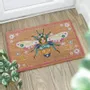 Rugs - Natural Floral Bee Doormat - SOMETHING DIFFERENT WHOLESALE EUROPE BV
