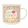 Tasses et mugs - Mug émaillé Flower Child - SOMETHING DIFFERENT WHOLESALE EUROPE BV