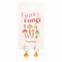 Jewelry - Orange Mushroom Dangle Earrings - SOMETHING DIFFERENT WHOLESALE EUROPE BV
