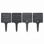 Ornements - Ensemble de 4 panneaux de jardin gothiques en ardoise - SOMETHING DIFFERENT WHOLESALE EUROPE BV