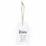 Panels - Wine Is The Answer Hanging Sentiment Sign - SOMETHING DIFFERENT WHOLESALE EUROPE BV