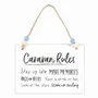 Panels - Caravan Rules Hanging Sign - SOMETHING DIFFERENT WHOLESALE EUROPE BV