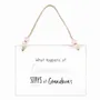 Panels - What Happens at Grandma's Hanging Sign - SOMETHING DIFFERENT WHOLESALE EUROPE BV
