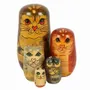 Ornaments - Cat Russian Doll - SOMETHING DIFFERENT WHOLESALE EUROPE BV