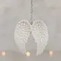 Decorative objects - Double Glitter Angel Wing Hanging Decoration - SOMETHING DIFFERENT WHOLESALE EUROPE BV