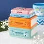 Objets de décoration - Brûle-parfum pour huiles et fondants en forme de pile de livres de voyage - SOMETHING DIFFERENT WHOLESALE EUROPE BV