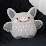 Decorative objects - Cute Bat Boucle Cushion - SOMETHING DIFFERENT WHOLESALE EUROPE BV