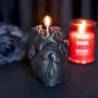 Objets de décoration - Bougie noire en forme de cœur de vampire - SOMETHING DIFFERENT WHOLESALE EUROPE BV