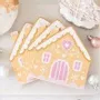 Decorative objects - Gingerbread House Coaster Set - SOMETHING DIFFERENT WHOLESALE EUROPE BV