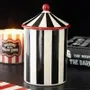 Decorative objects - Black Striped Circus Tent Storage Jar - SOMETHING DIFFERENT WHOLESALE EUROPE BV