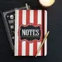 Decorative objects - Red Circus Stripe A5 Notebook - SOMETHING DIFFERENT WHOLESALE EUROPE BV