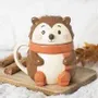Decorative objects - Hazel Hedgehog Lidded Mug - SOMETHING DIFFERENT WHOLESALE EUROPE BV