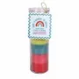 Decorative objects - Striped Raspberry Milk Scented Tube Candle - SOMETHING DIFFERENT WHOLESALE EUROPE BV
