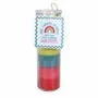 Decorative objects - Striped Raspberry Milk Scented Tube Candle - SOMETHING DIFFERENT WHOLESALE EUROPE BV