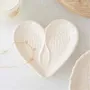 Decorative objects - Off White Angel Wing Heart Trinket Dish - SOMETHING DIFFERENT WHOLESALE EUROPE BV