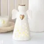 Decorative objects - Large LED Light Up Angel Decoration with Heart - SOMETHING DIFFERENT WHOLESALE EUROPE BV