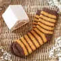 Decorative objects - Honey Bee Striped Socks in Beehive Box - SOMETHING DIFFERENT WHOLESALE EUROPE BV