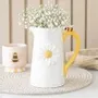 Objets de décoration - Pichet à fleurs en céramique marguerite et abeille en relief - SOMETHING DIFFERENT WHOLESALE EUROPE BV