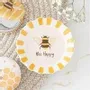 Objets de décoration - Vide-poches à rayures « Bee Happy » - SOMETHING DIFFERENT WHOLESALE EUROPE BV