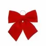 Decorative objects - 34cm Red Velvet Fabric Bow - SOMETHING DIFFERENT WHOLESALE EUROPE BV