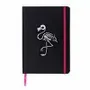 Decorative objects - Flamin-goth A5 Notebook with Patch and Sticker Sheet - SOMETHING DIFFERENT WHOLESALE EUROPE BV
